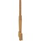Ekena Millwork Kennewick Rough Sawn Timber Gable Bracket, Western Red Cedar, 60"W x 40"H x 2"D x 6"F, 16/12 Pitch GBW060X40X0206KEN00RWR - alternate 5